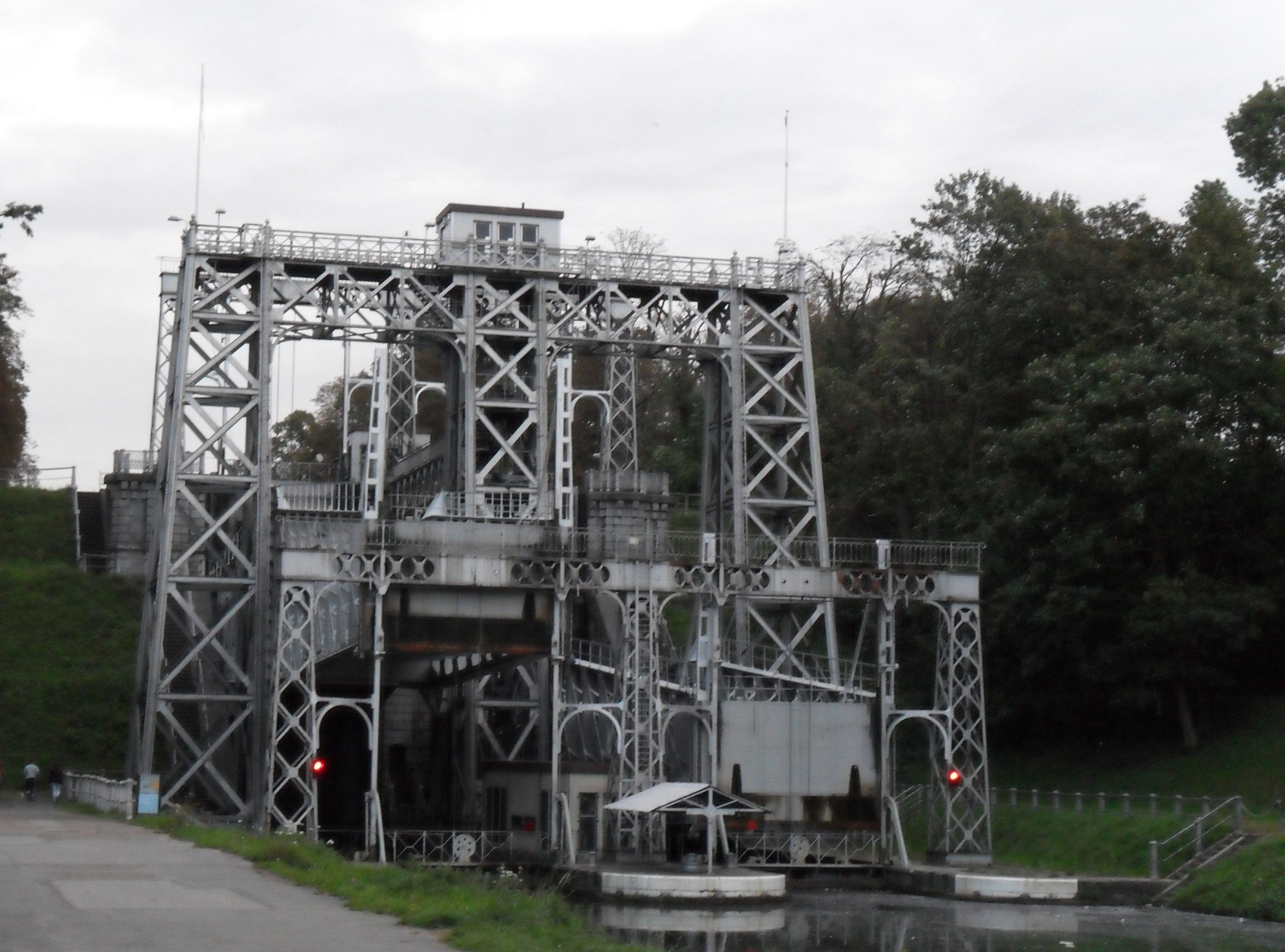 Oude botenlift